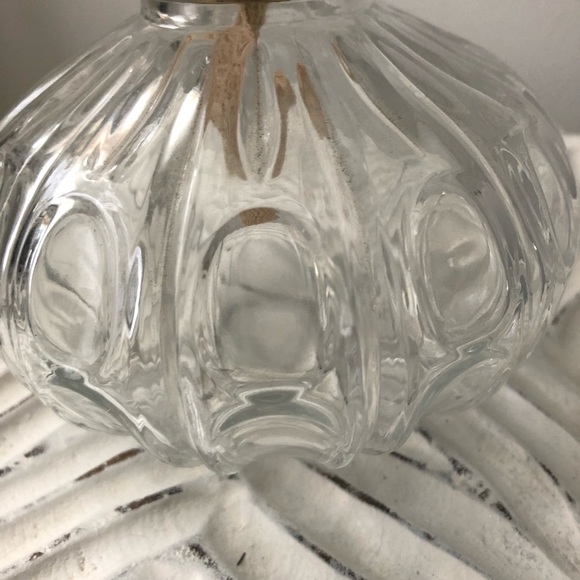 Lamplight Farms Vintage Oil Lamp Clear Glass with Thumbprint Pattern - Picture 4 of 9